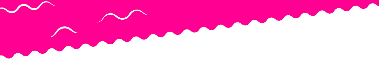 Section bottom - pink to white diagonal with a cloud shaped edge